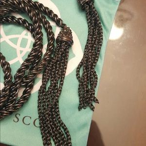 Kendra Scott Gunmetal Jake Necklace